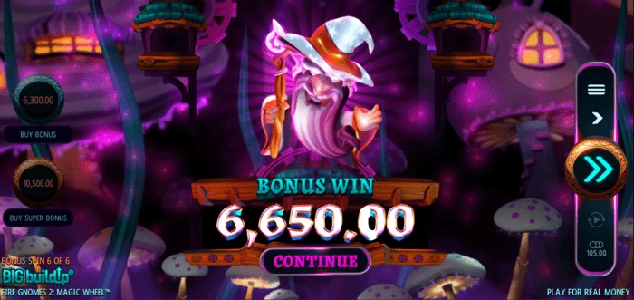 Fire Gnomes 2 Magic Wheel - Bonusgewinn